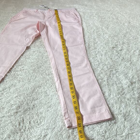 Yerse pale pink designer khaki pants, NWT size small or T1 - Picture 4 of 12